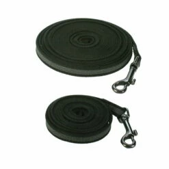 Gummierte Leine Schmal INOX