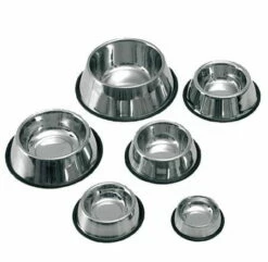 Edelstahlnapf Mit Umlaufenden Gummirand