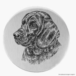Alu-Plakette Hann- Schweißhund