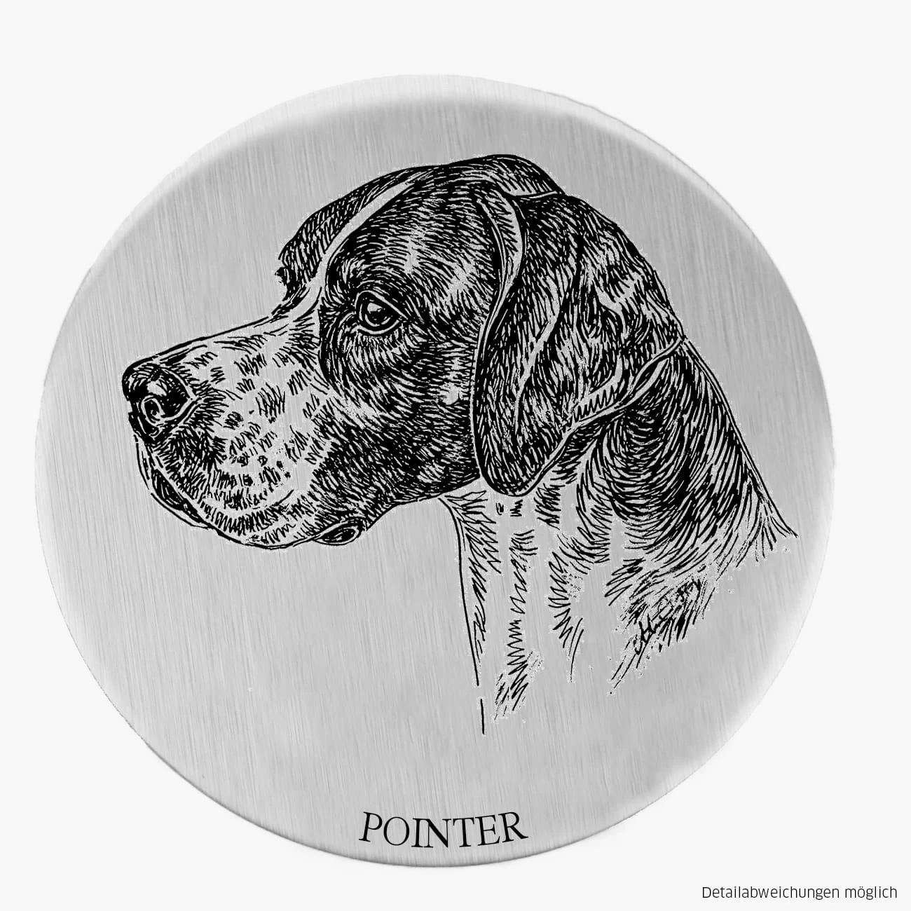Alu-Plakette Pointer