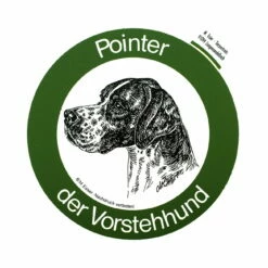 Aufkleber Rund Pointer